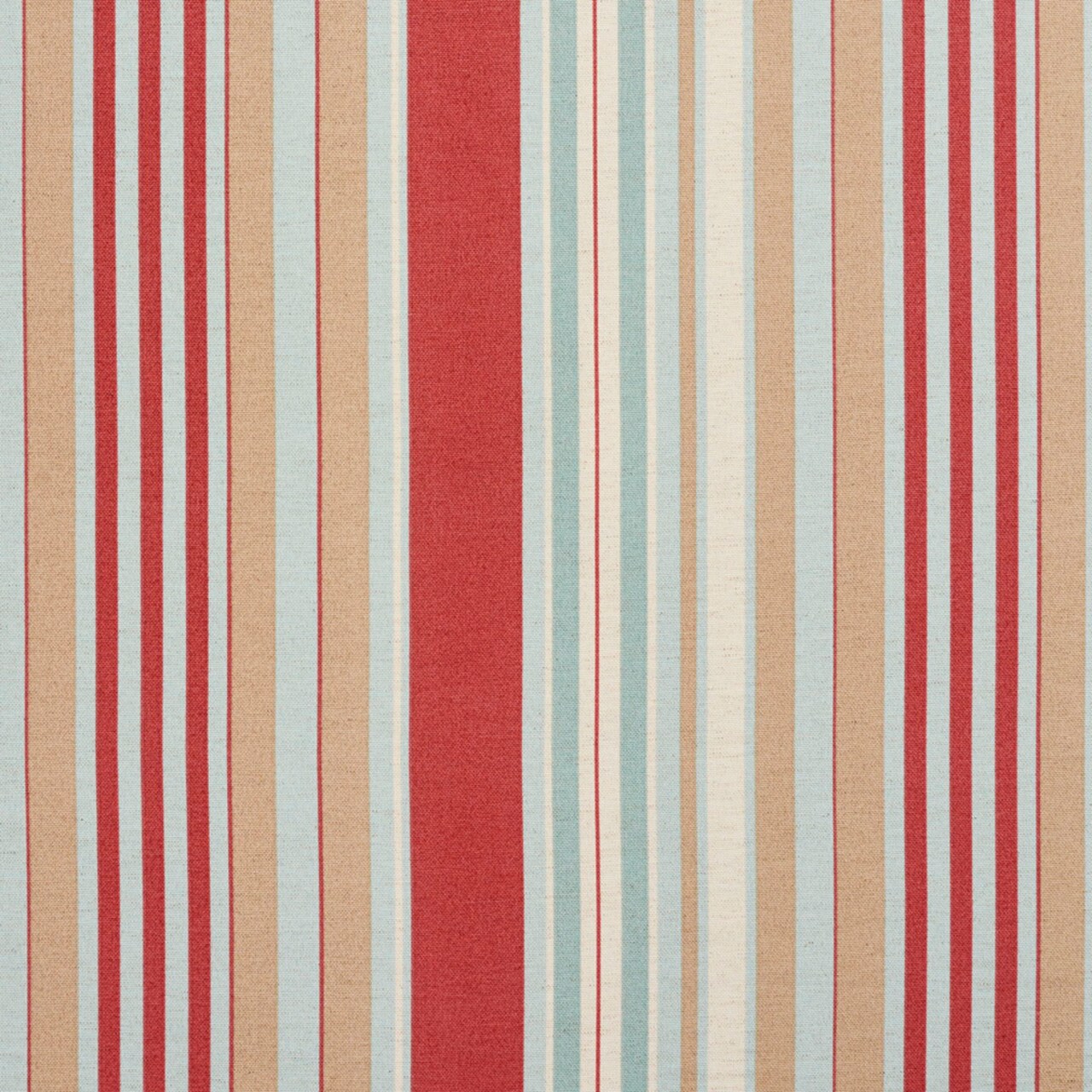 Upholstery Fabric - Blue,Red & Burgundy Stripe Upholstery Fabric 54 Inches"